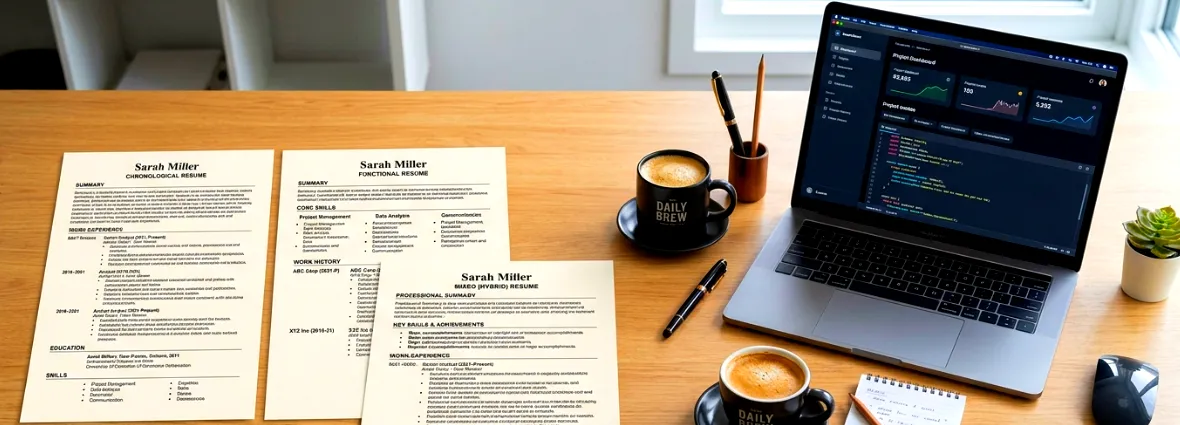 Tipos de currículum: ATS y formatos modernos